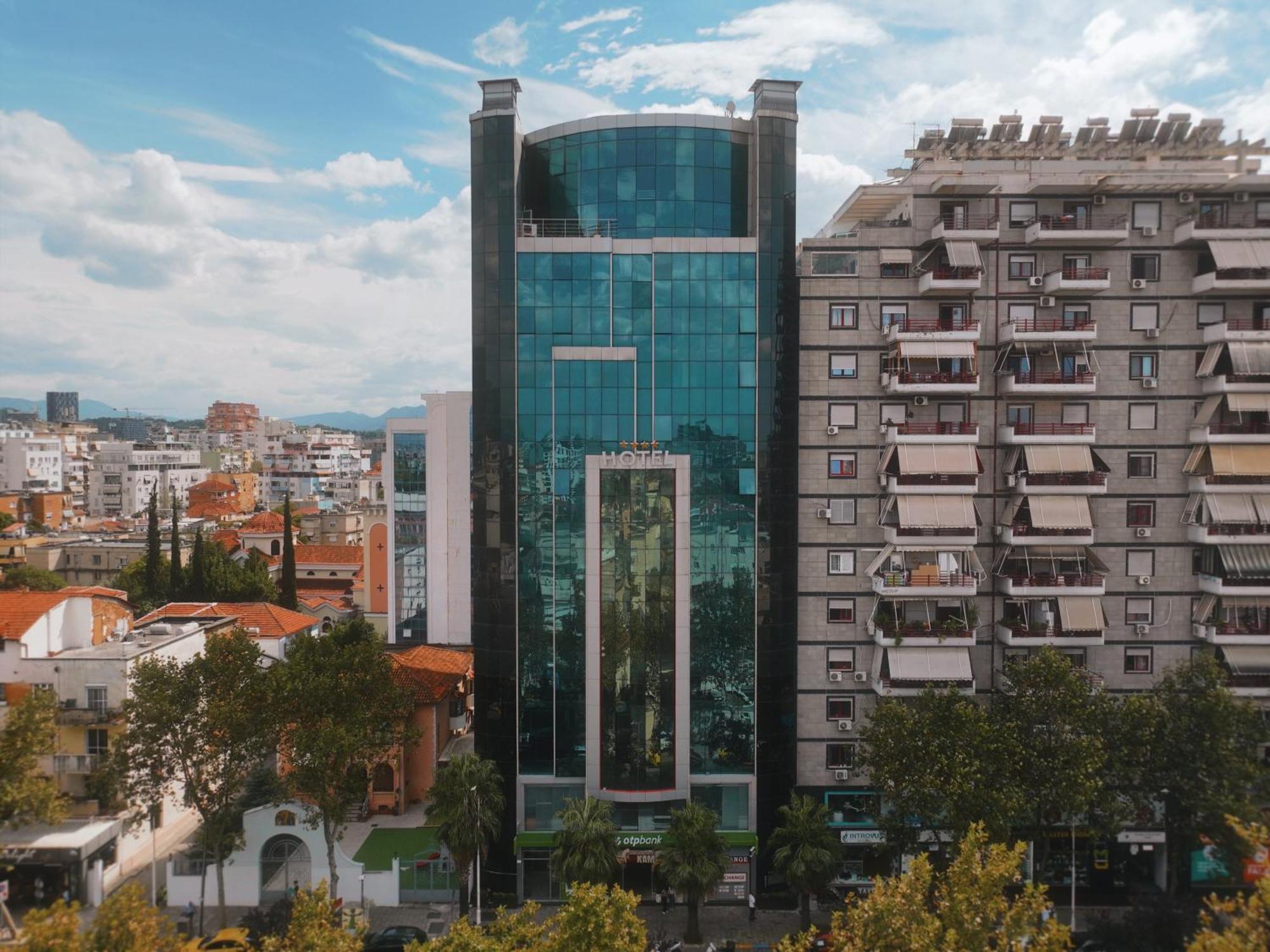 Hotel Rosa Blu Tirana Bagian luar foto