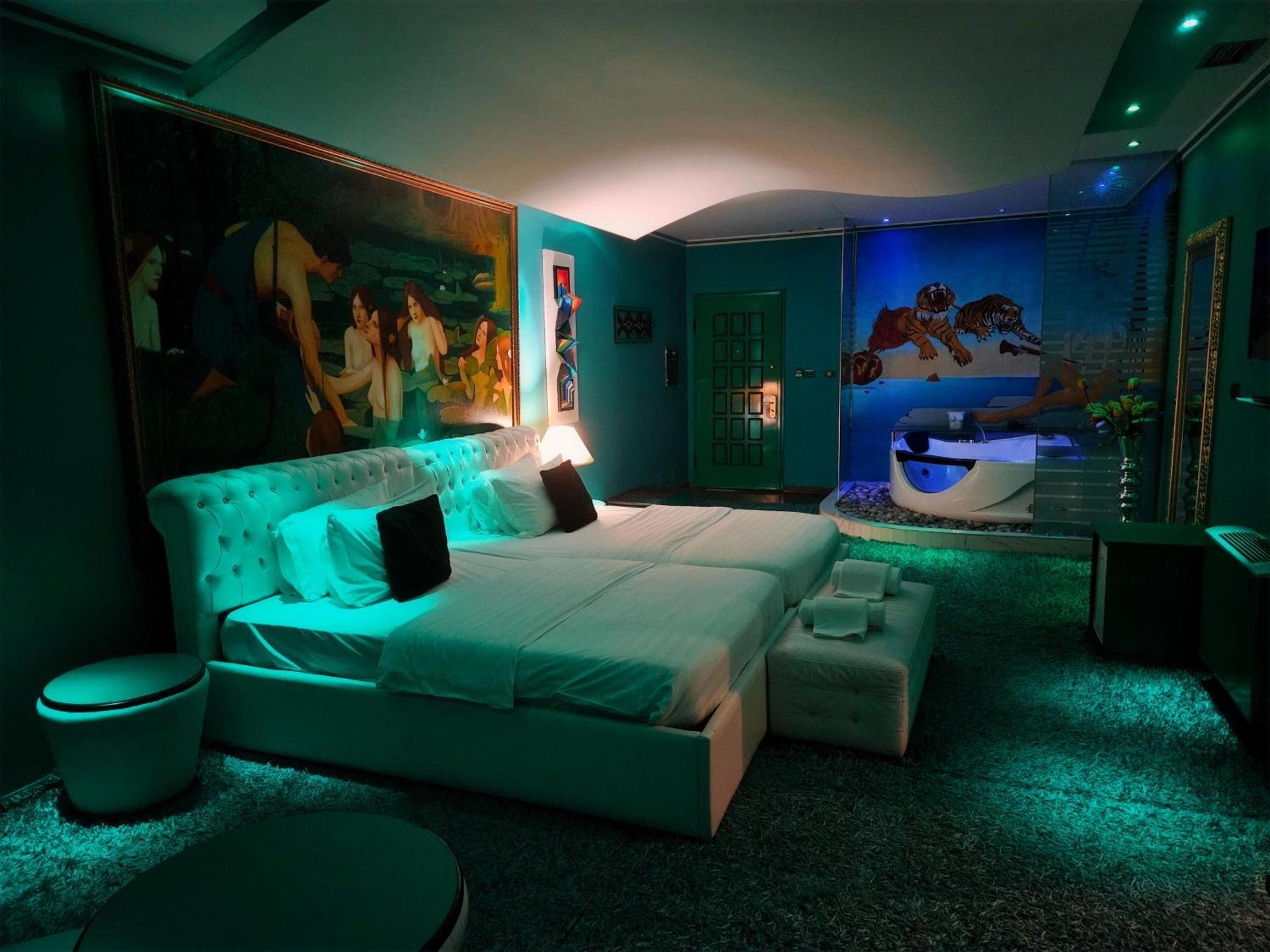 Hotel Rosa Blu Tirana Bagian luar foto